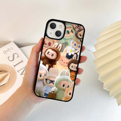 Cuddle Trick Labubu Glass Case