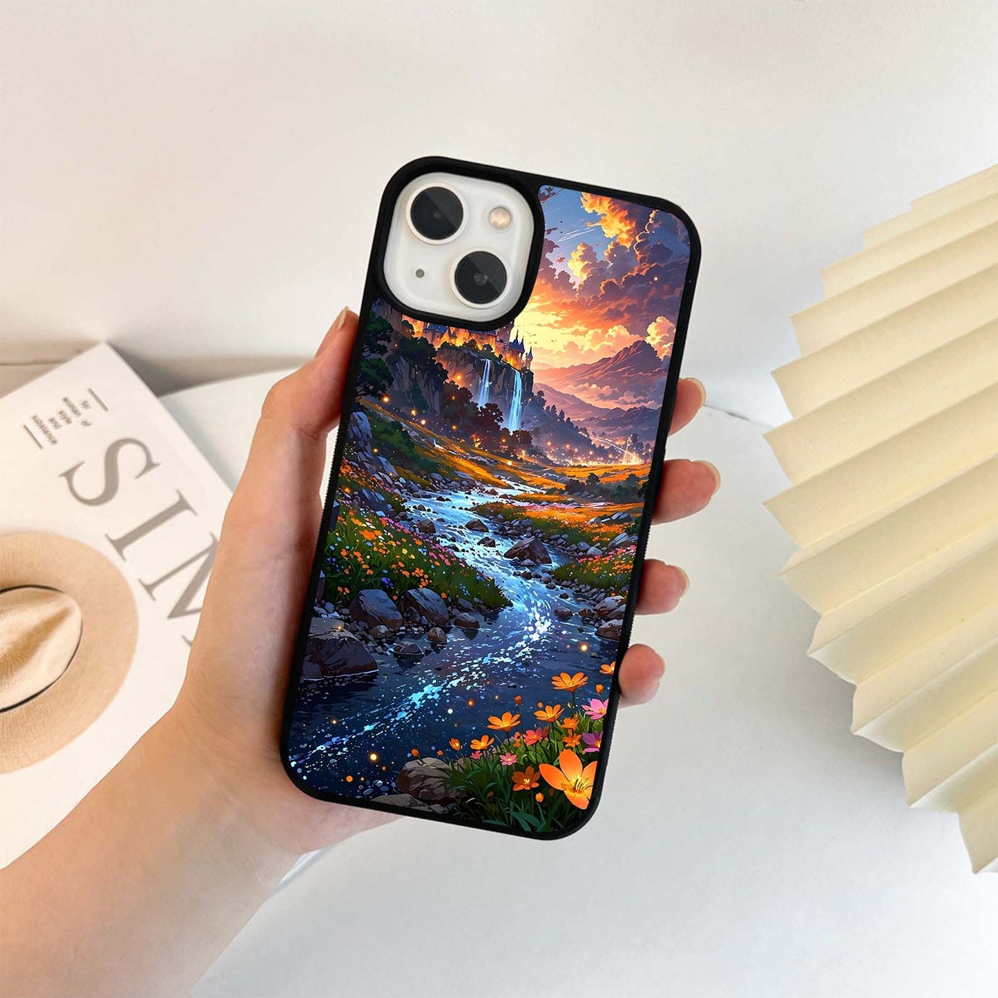 Enchanted Sunset Valley Glass Case