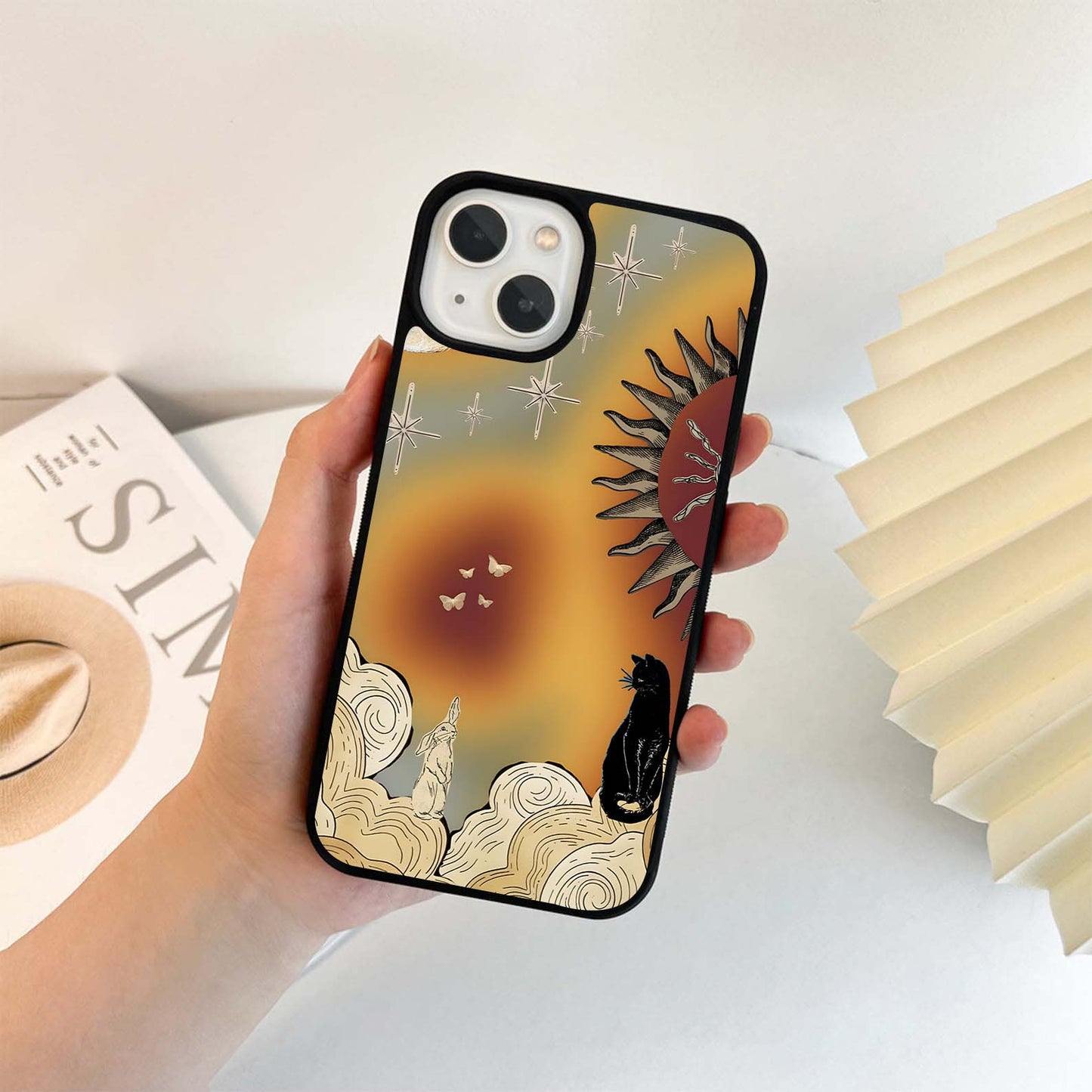 Retro Celestial Dream Glass Case