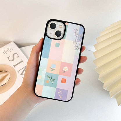 Grid of blocks Glass Case