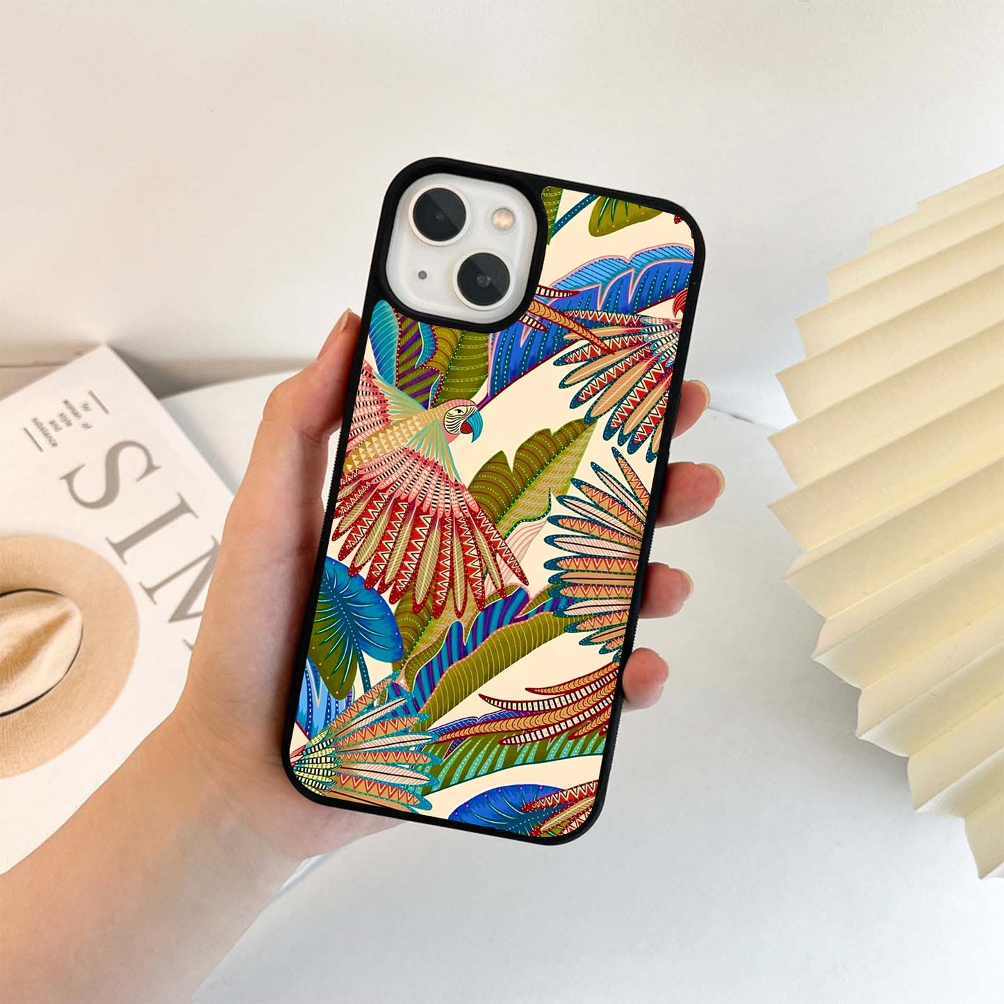 Peacefull Birds Glass Case