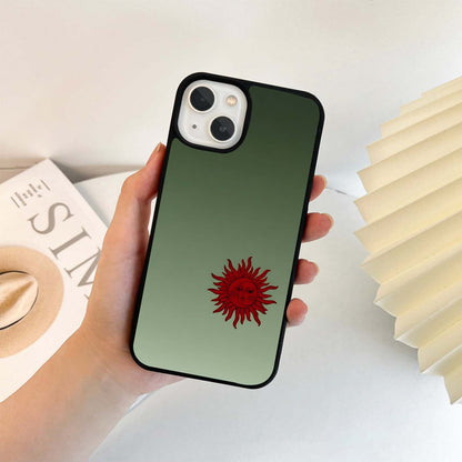 Crimson Sun Silence Glass Case