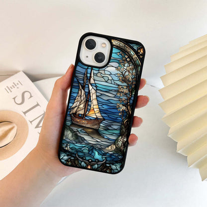 Sail Dream Scene Glass Case