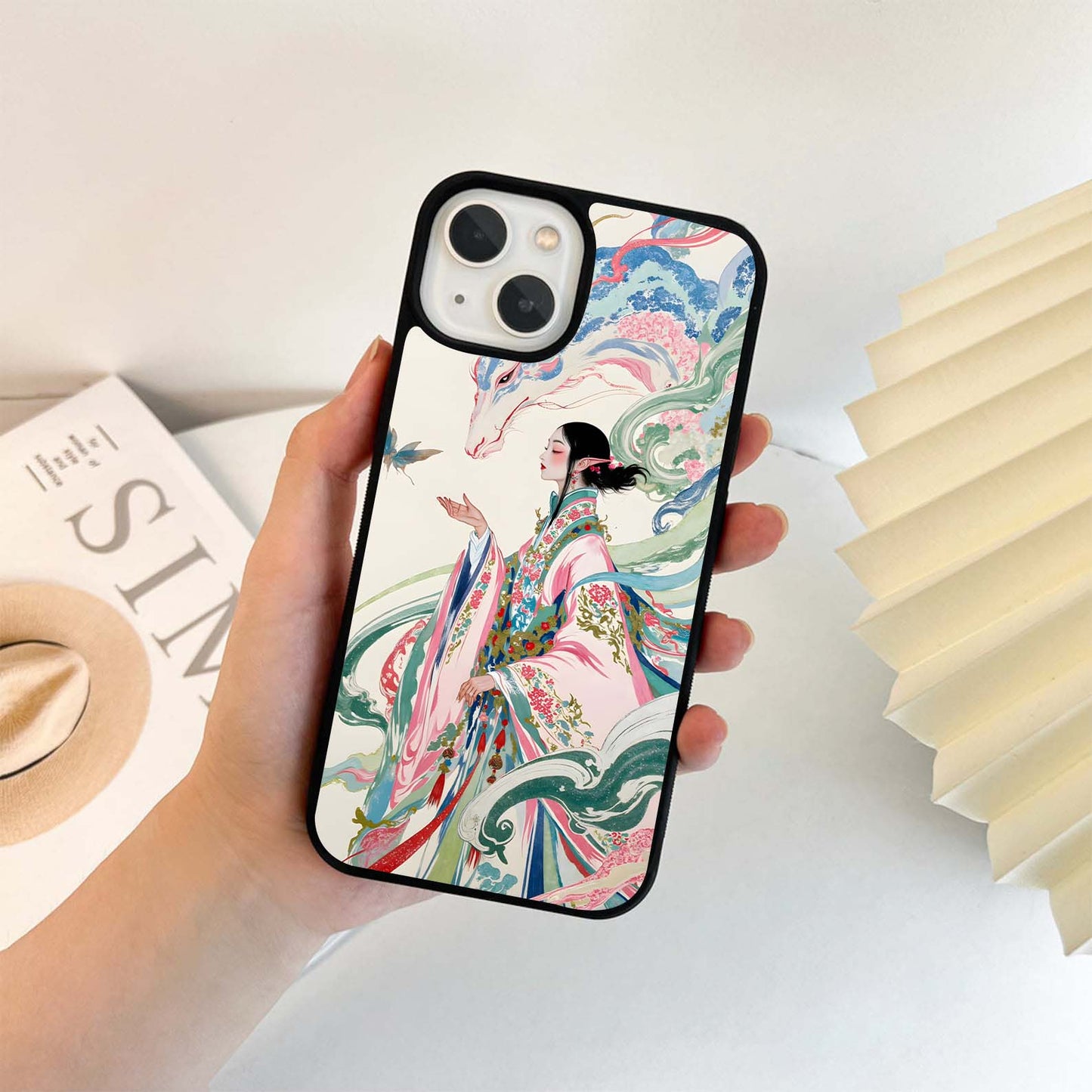 Silken Dragon Dream Glass Case