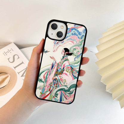 Silken Dragon Dream Glass Case