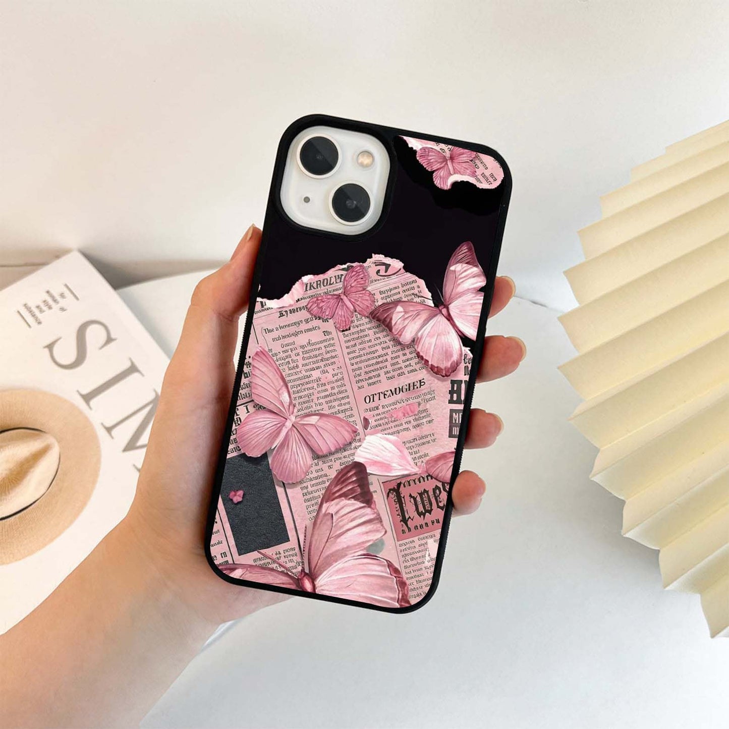 Butterfly Healing Aesthetic Glass Case