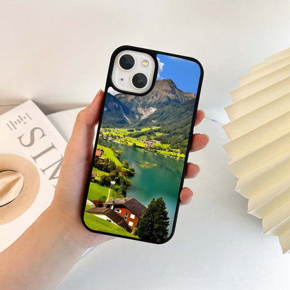 Peaceful Valley View Glass Case