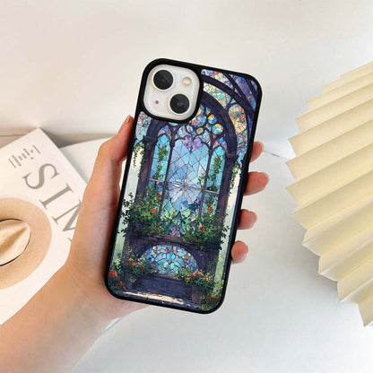 Crystal Bloom Window Glass Case