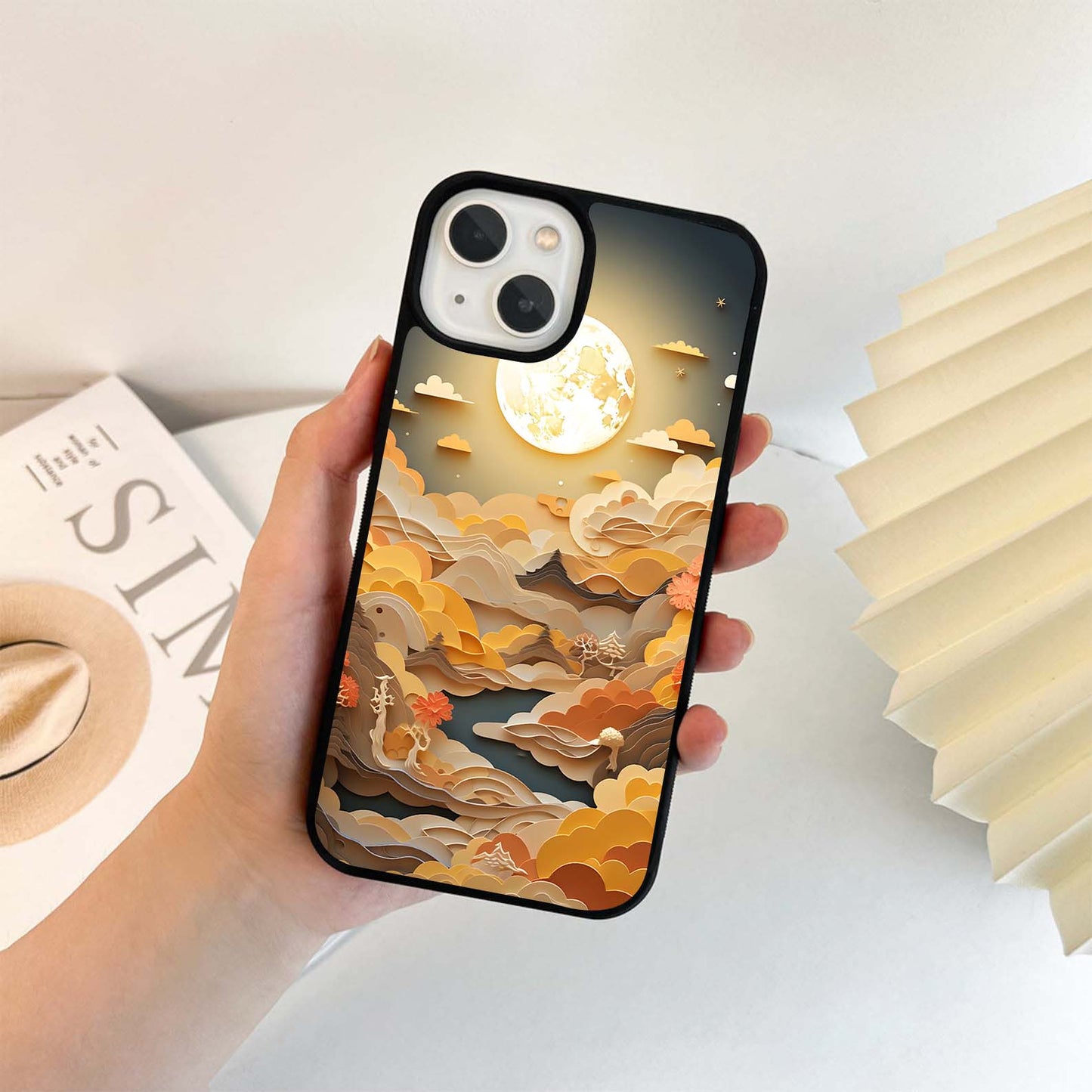 Mid Autumn Season Glass Case