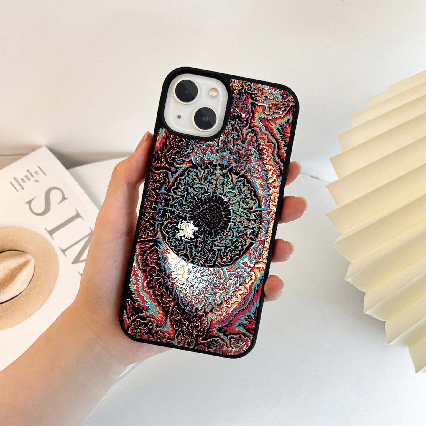 Chaos Petal Fire Glass Glass Case