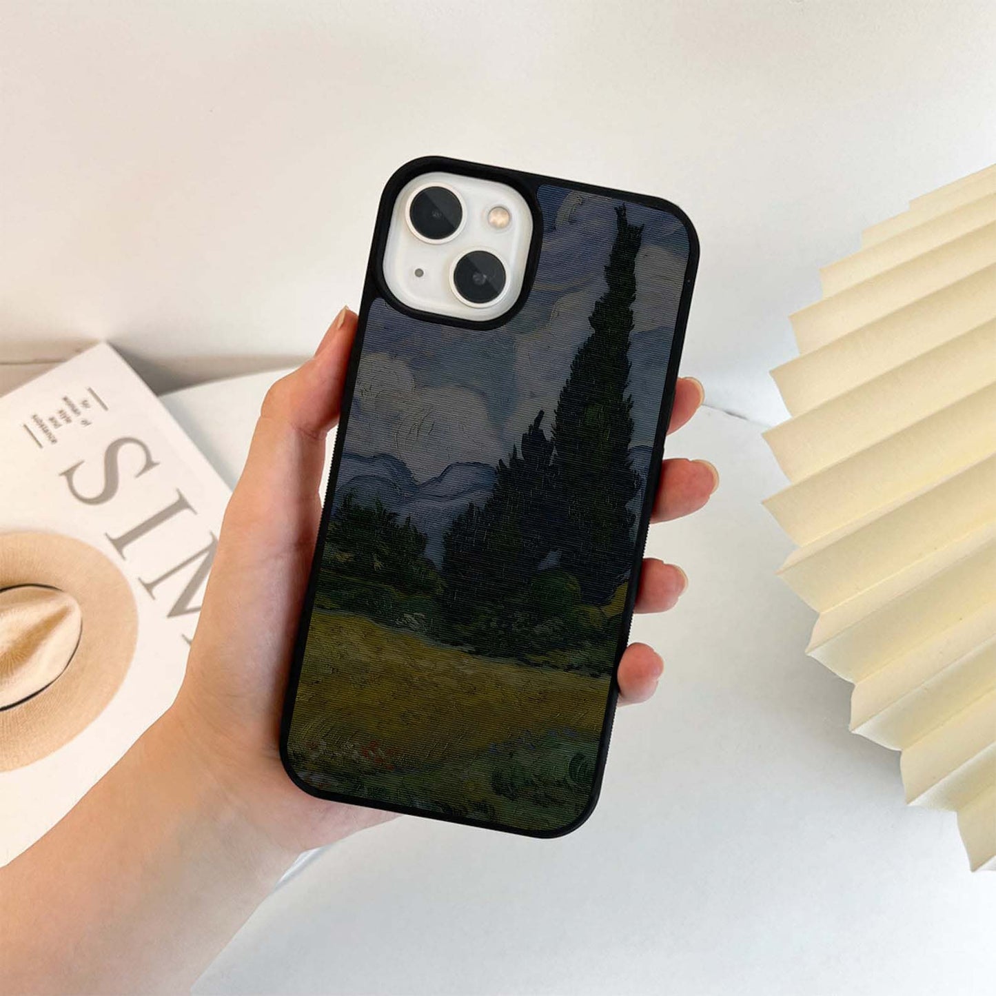 Dreamy Canvas Field Glass Case