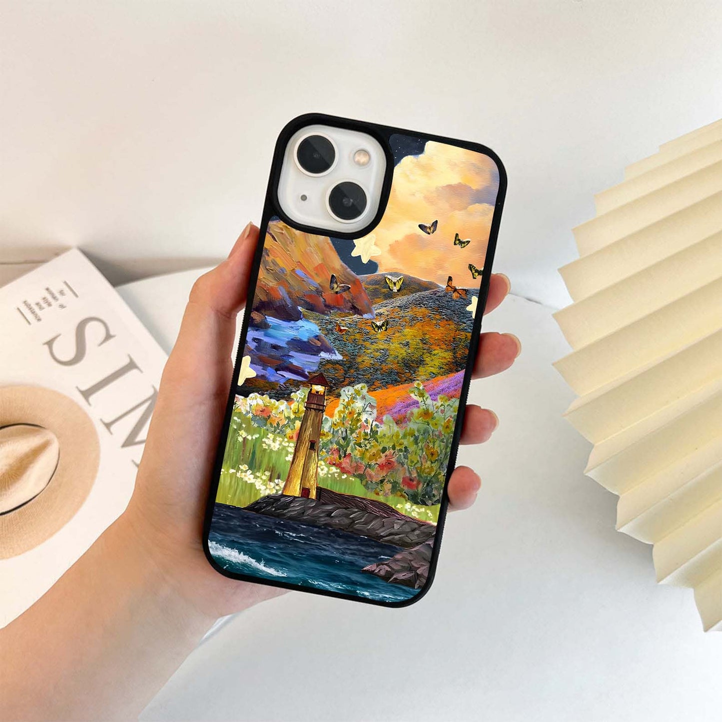 Twilight Bloom Escape Glass Case