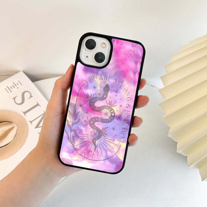 Celestial Snake Glass Glass Case