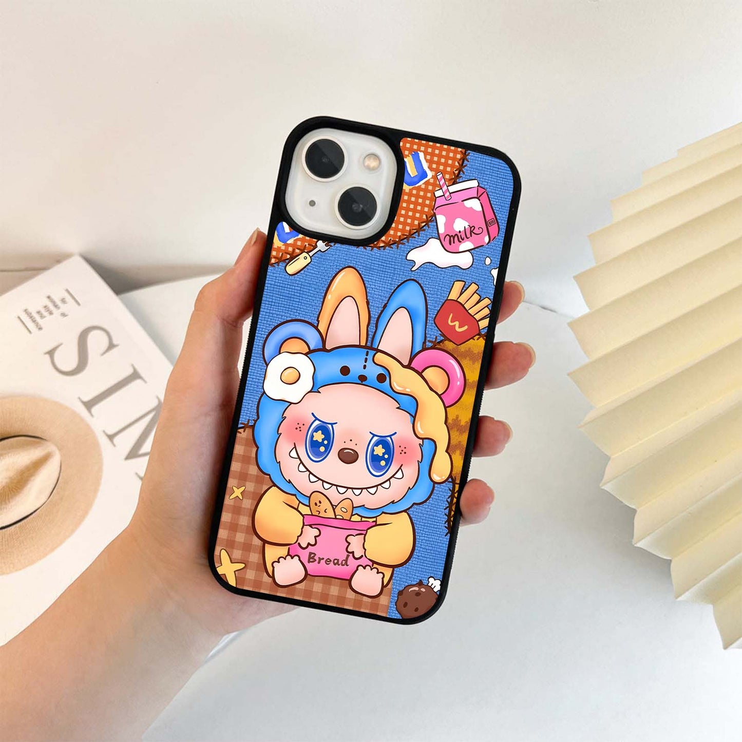 Food Labubu  Glass Case