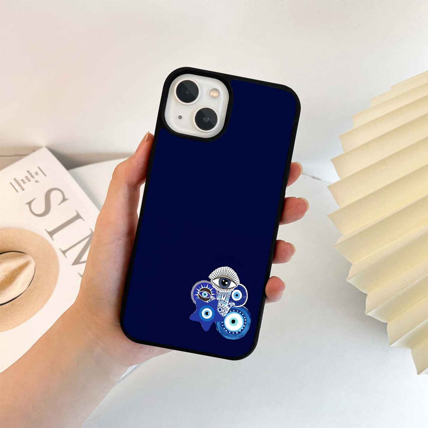 Evil Eye Charm Glass Case