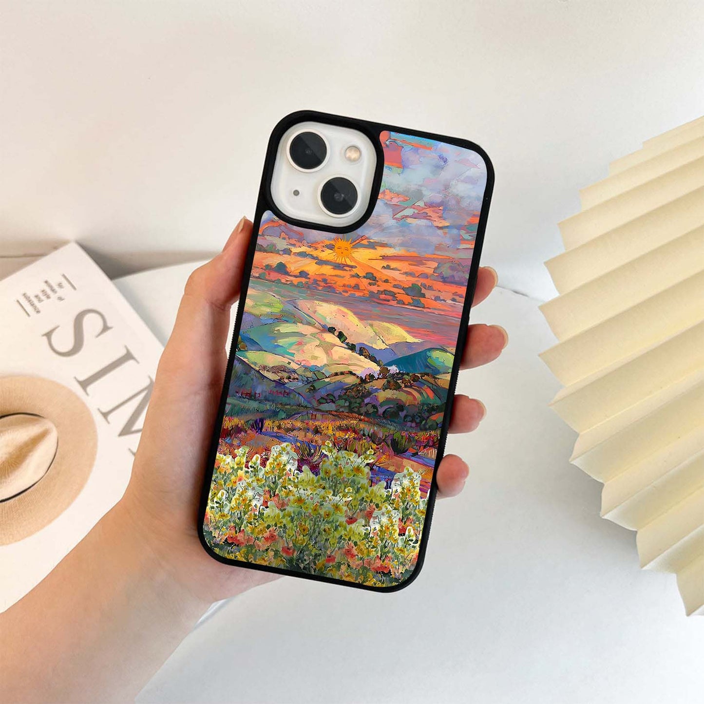 Golden Valley Sunrise Glass Case