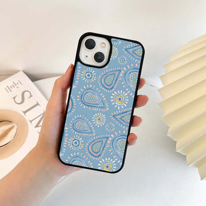Paisley Sky Delight Pattern Glass Case