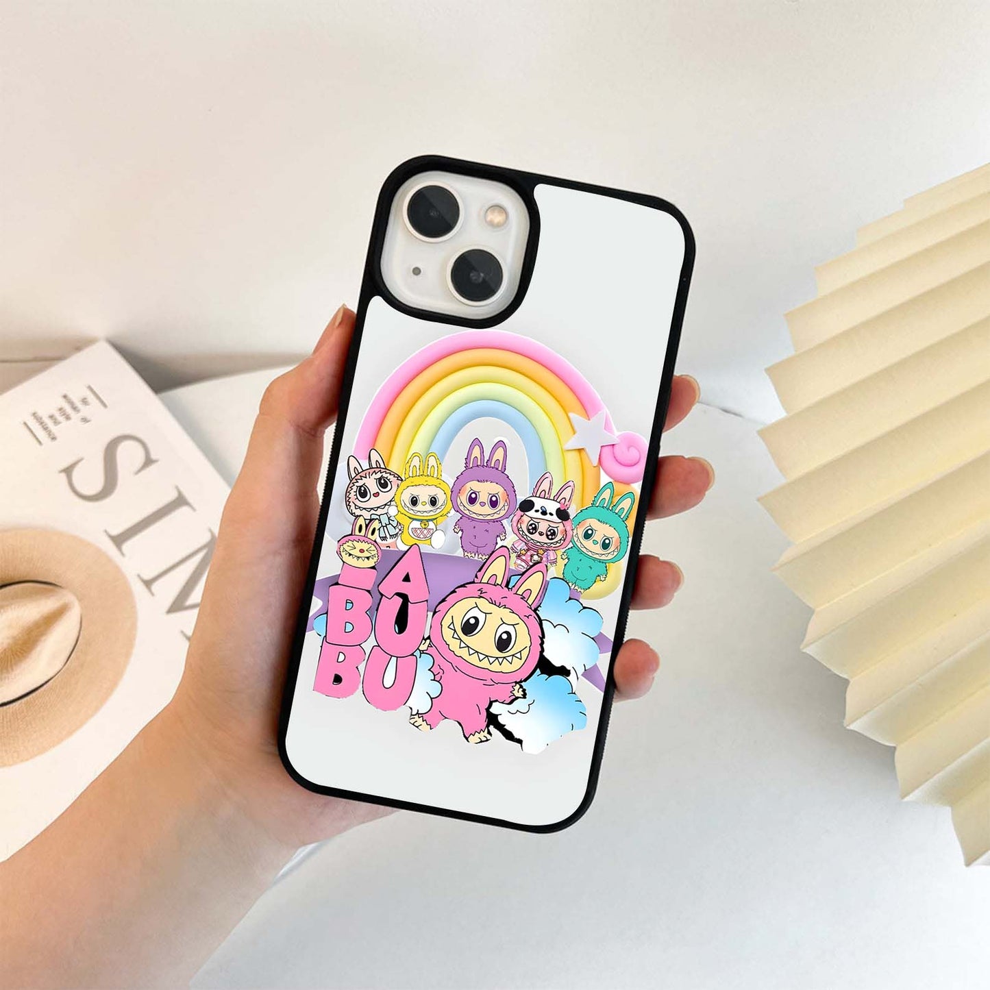 Glow Ear Gang Labubu Glass Case