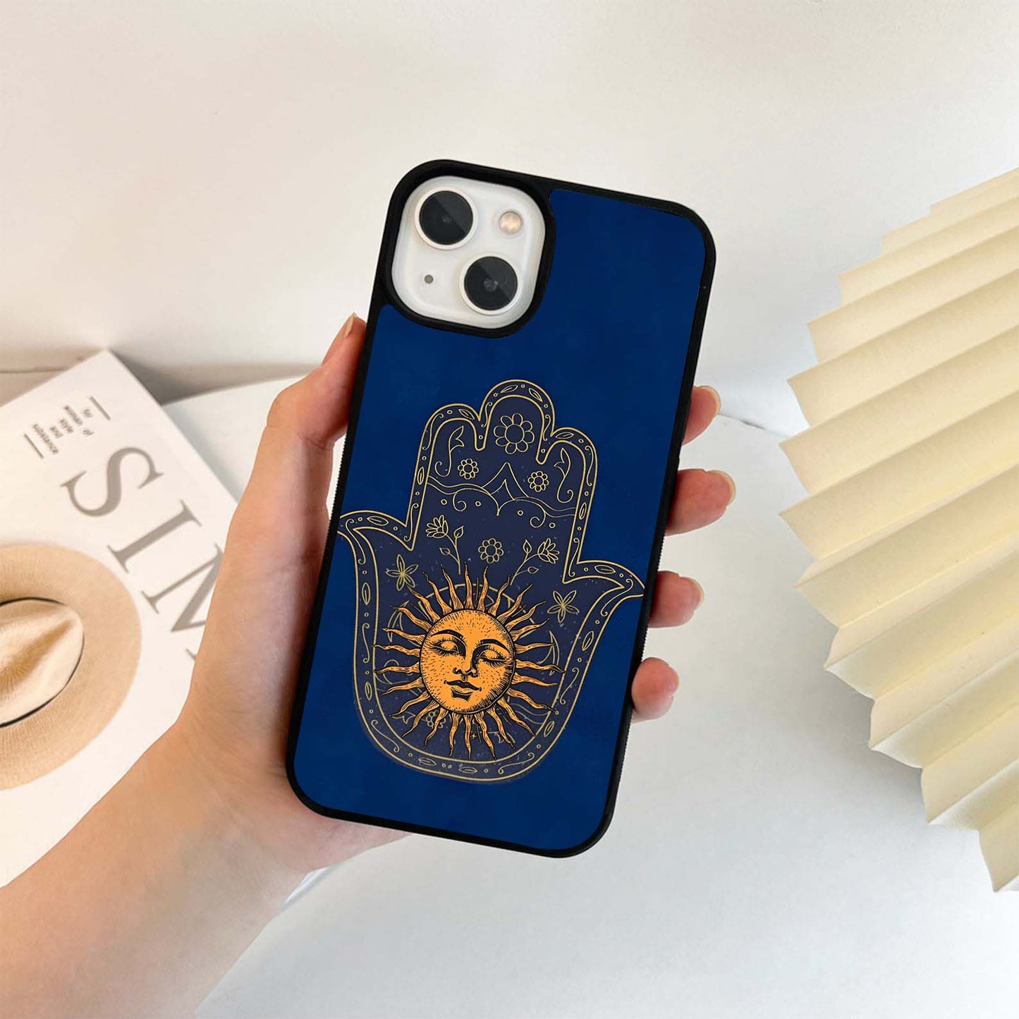 Mystic Sun Palm Glass Case