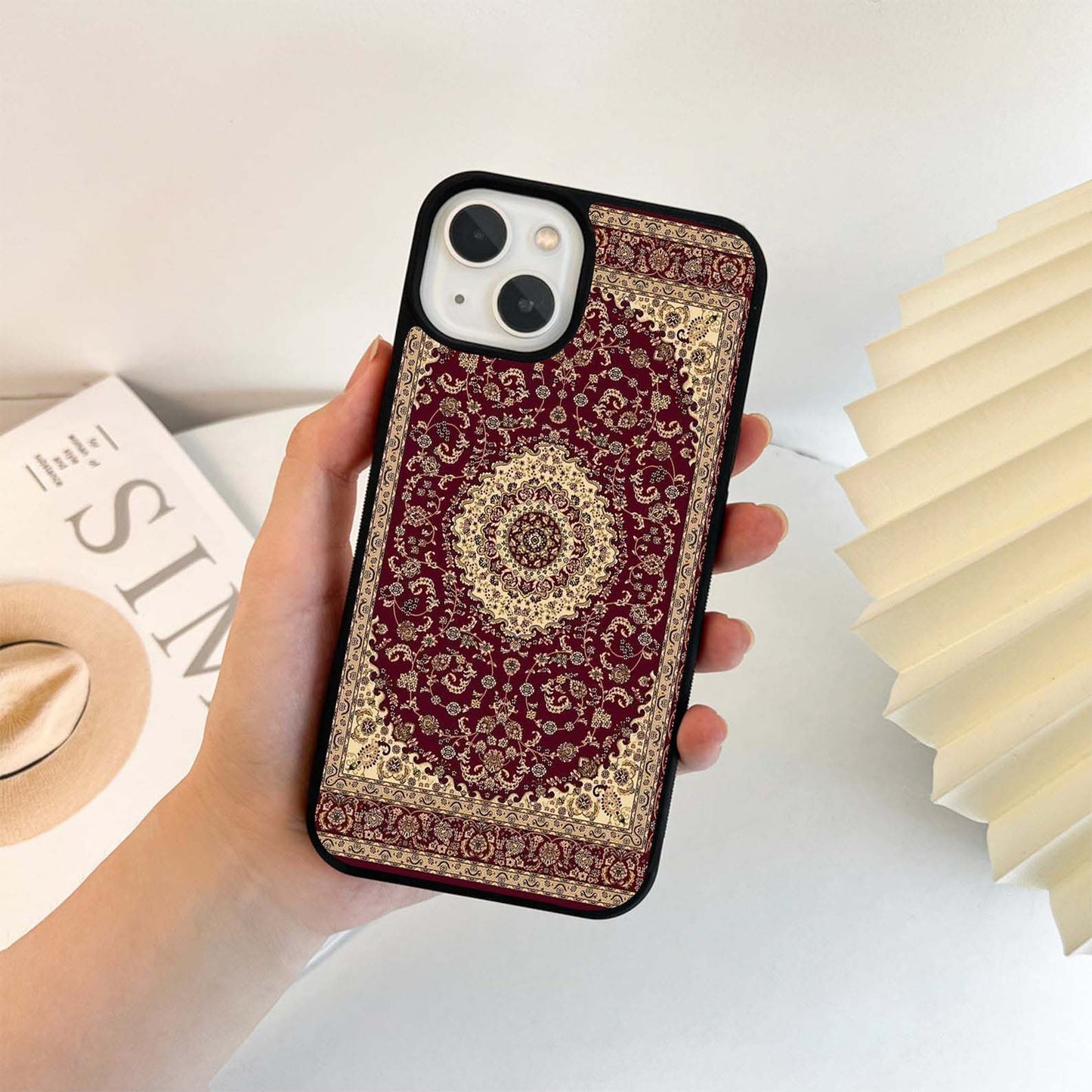 Royal Maroon Heritage Glass Case