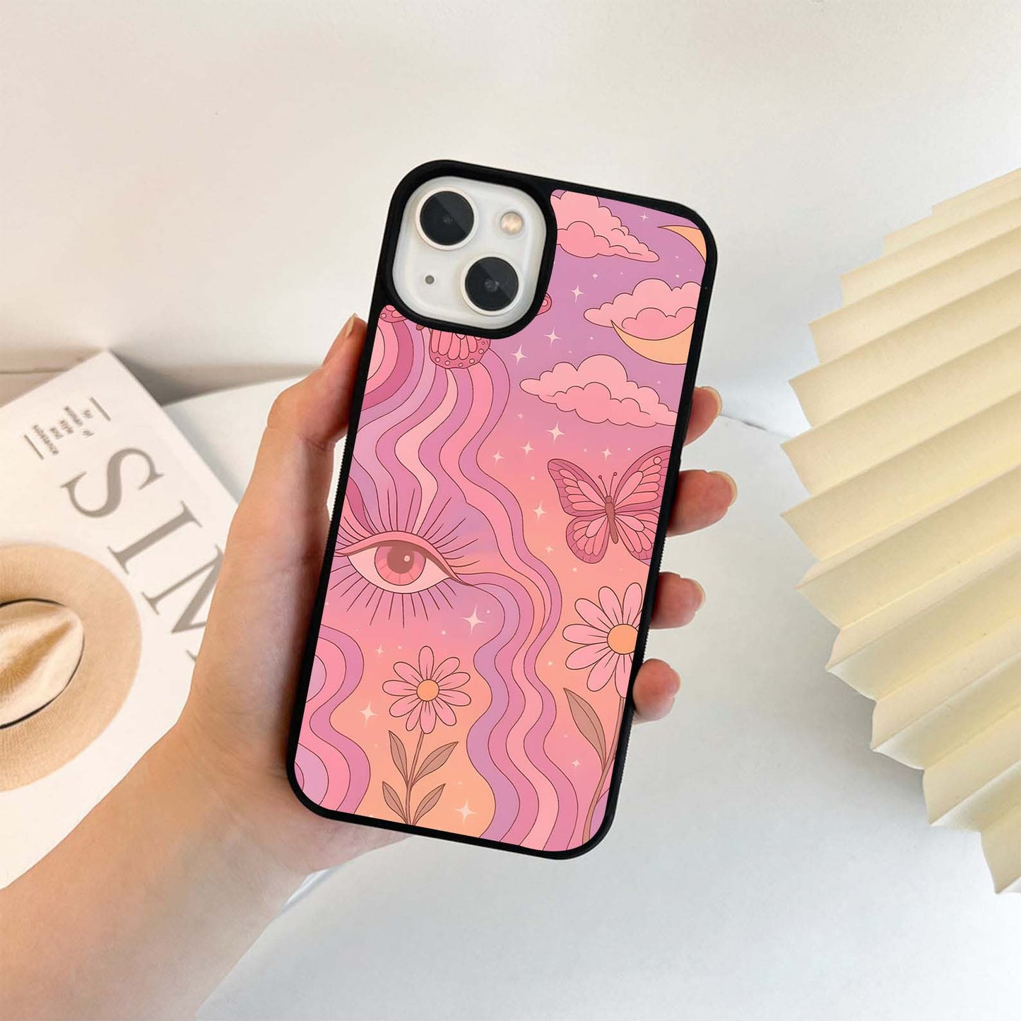 Butterfly Eye Magic Glass Case