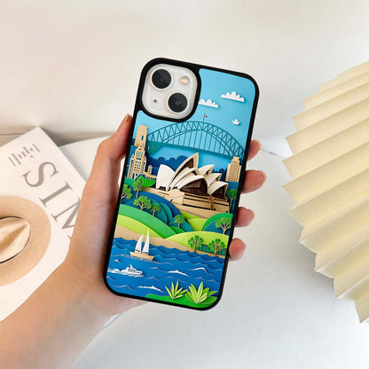 Harbor Skyline Layers Glass Case