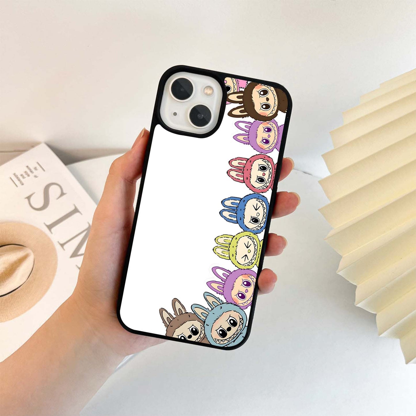 Puff Joy Labubu Glass Case