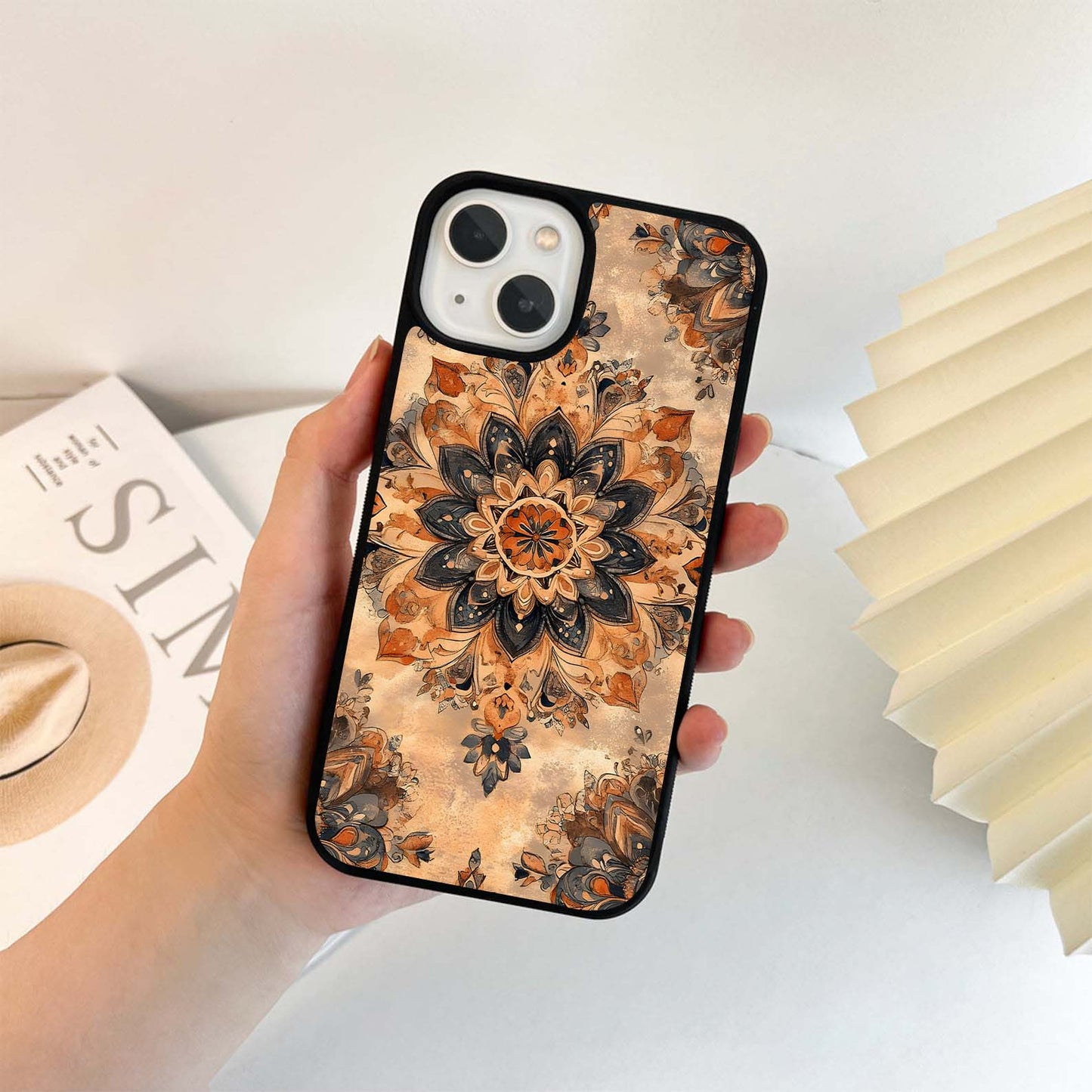 Spirit Boho Mandala Glass Case