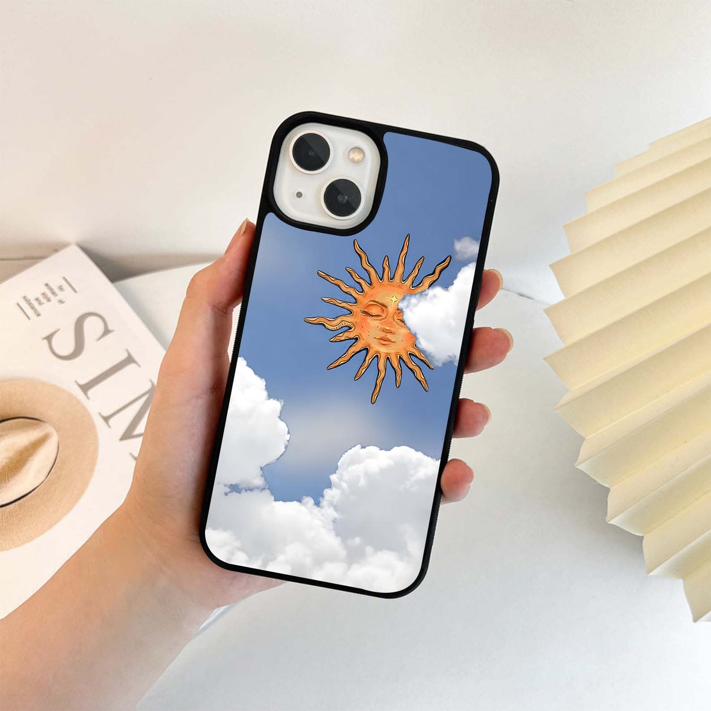 God Sun With Cloud Glass Case