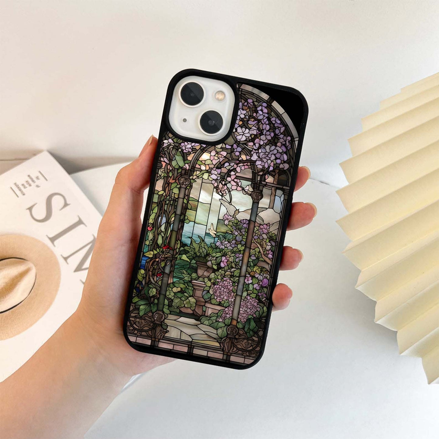 Garden Serenity Window Glass Case