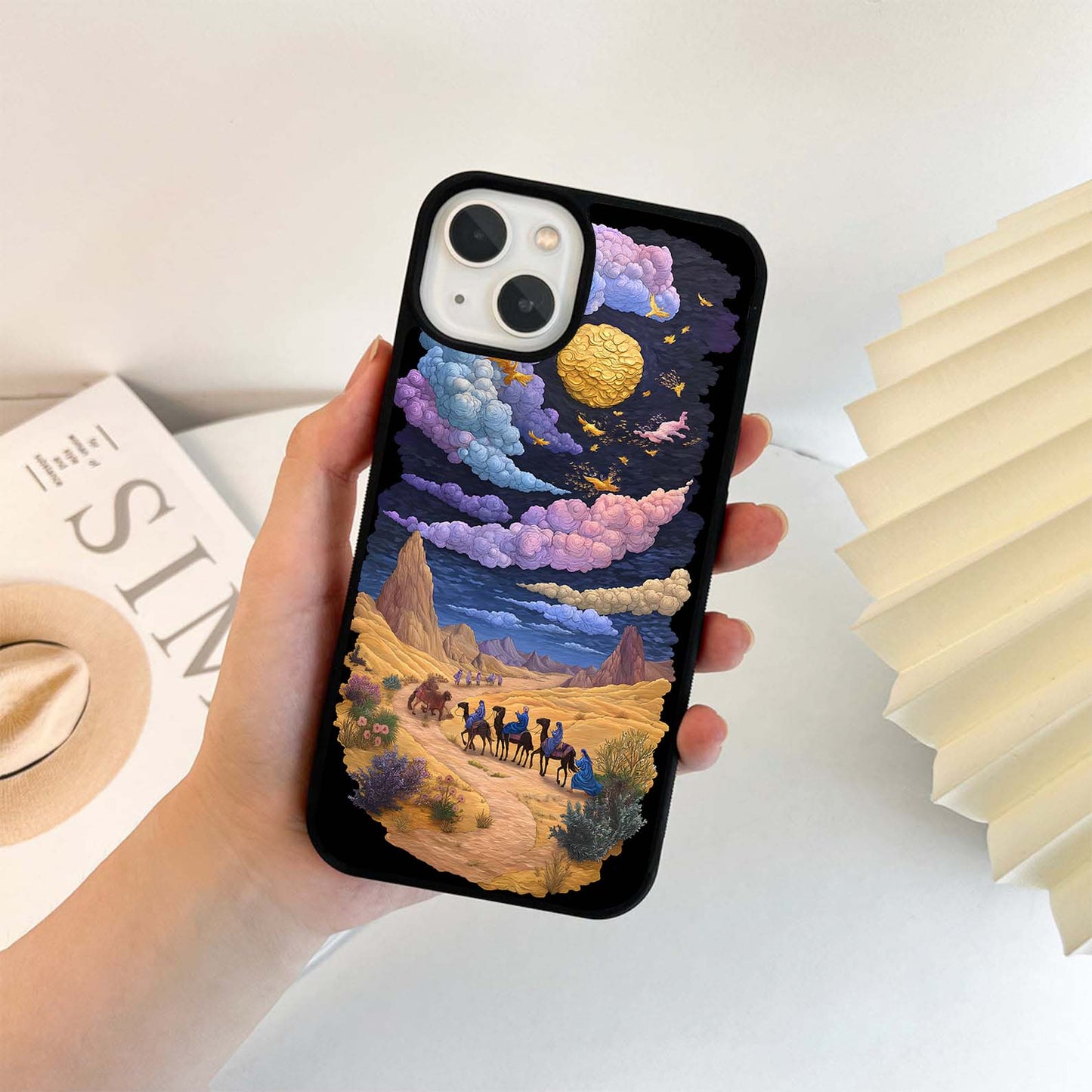 Arabian Nights Scenery Glass Case