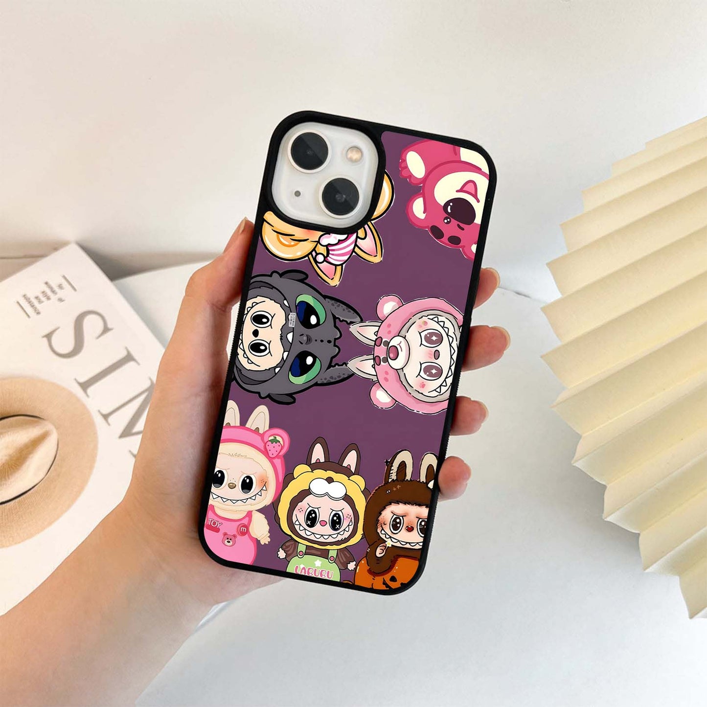 Smile Trap Labubu Glass Case