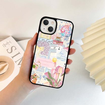 Girly Quotes Disco Ball Glass Case