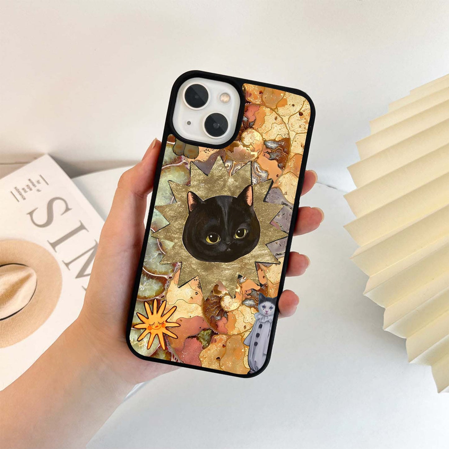 Galactic Kitty Carnival Glass Case