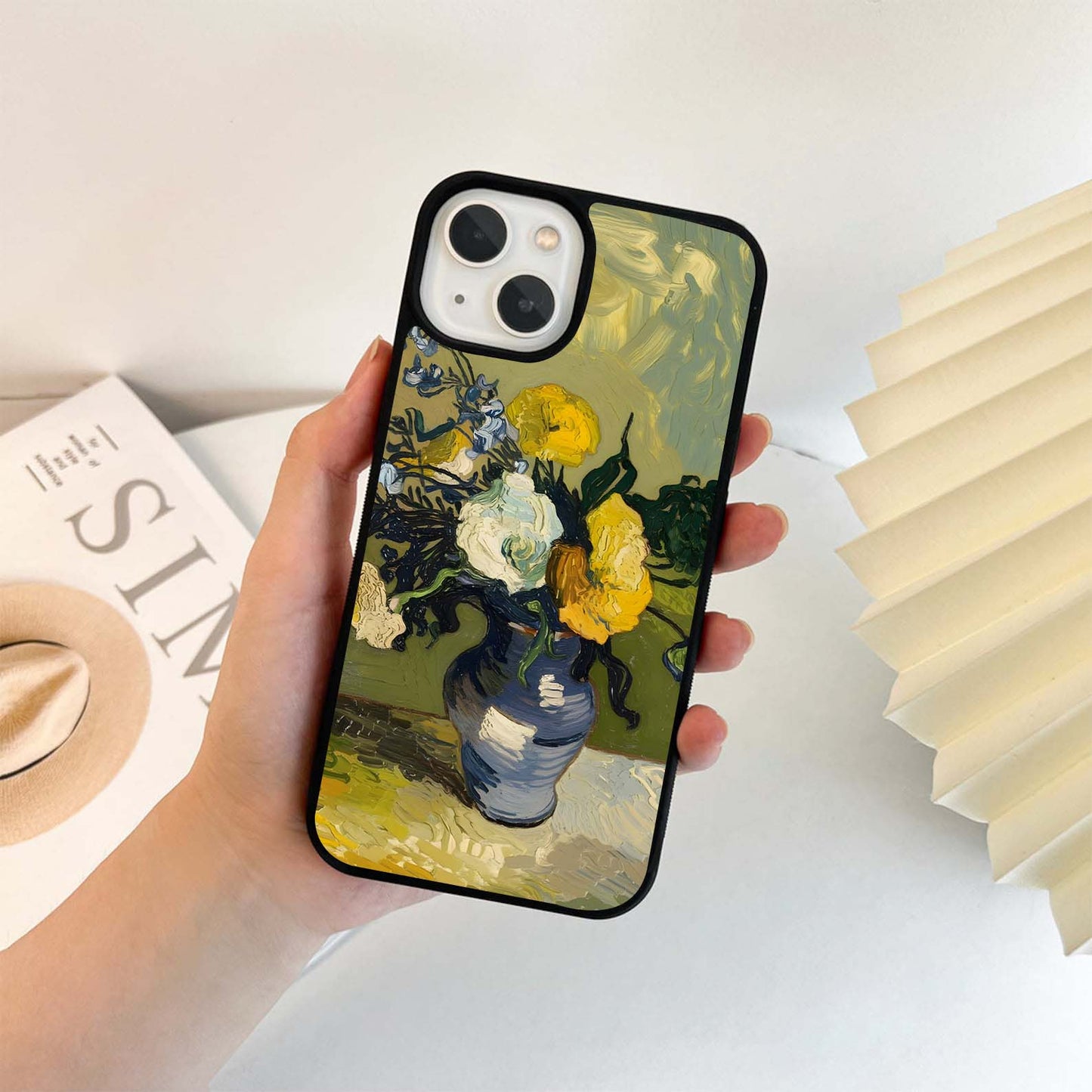 Flowers Ripple Glass Case