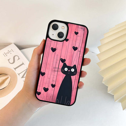 Lunar Dream Cat Glass Case