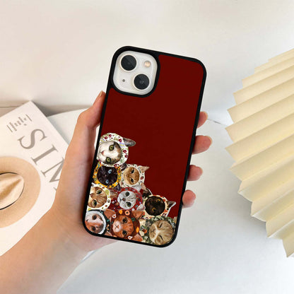 Cat Gang Aura Glass Case