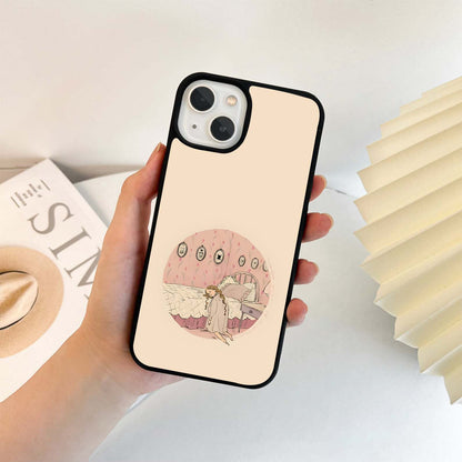 Colorful Art with Woman Glass Case