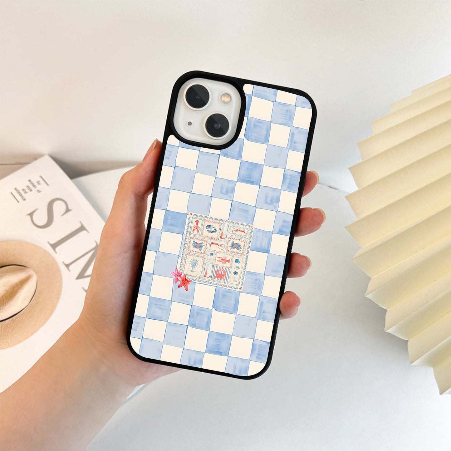 Zodiac Checker Glass Case