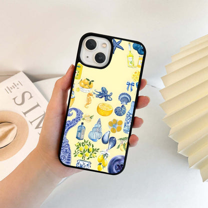 Yellow Summer Mood Glass Case