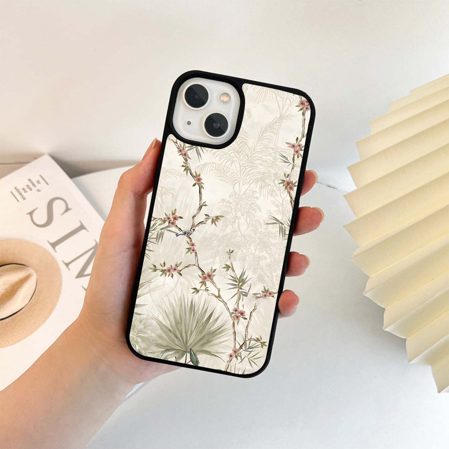 Soft Jungle Whispers Glass Case