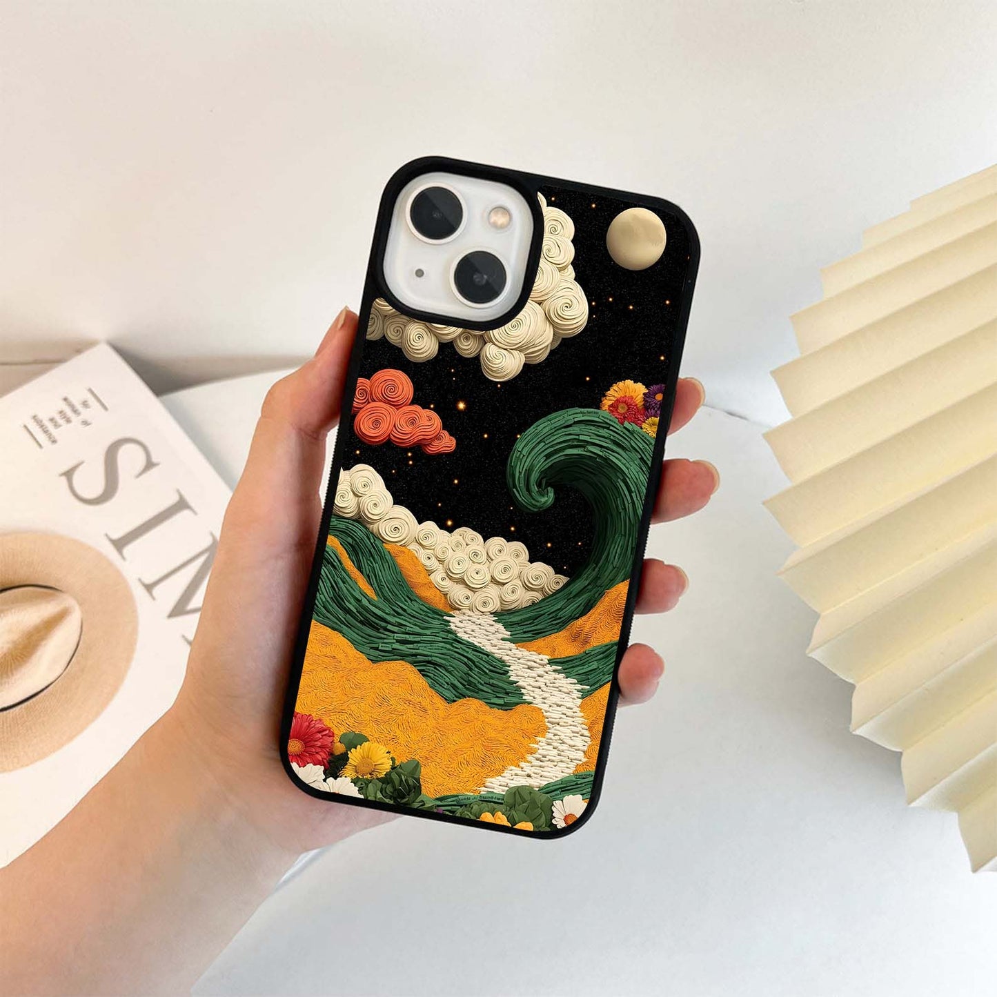 Illusion Greece Scenery Glass Case