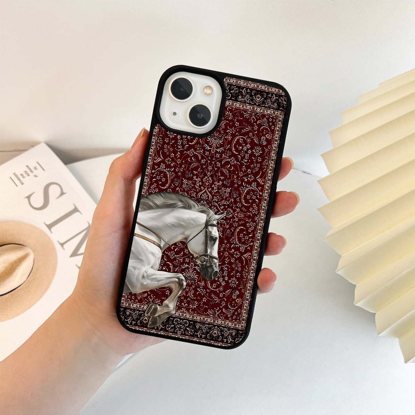 Royal Ride Rug Glass Case