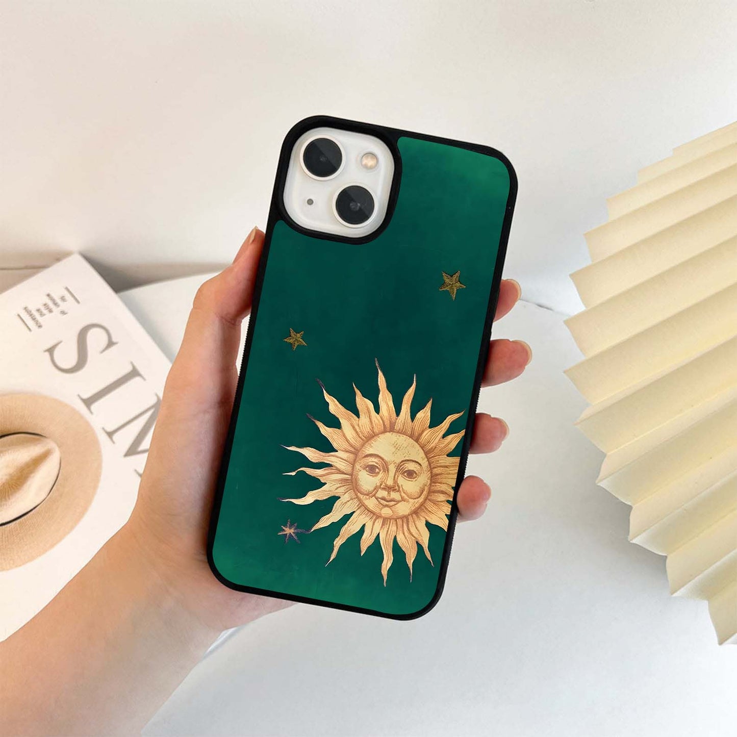 Dimple Moon Glass Case