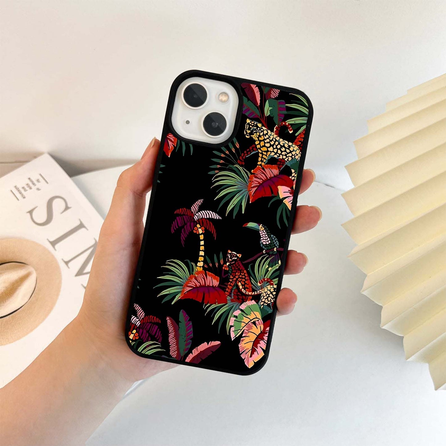 Tropical Jungle Night Glass Case