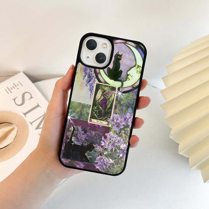 Mystic Moon Familiar Glass Case