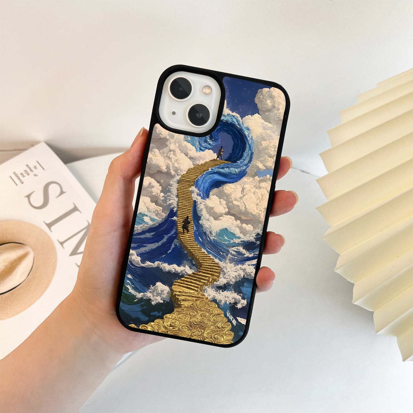 Stairway in the Sky Glass Case