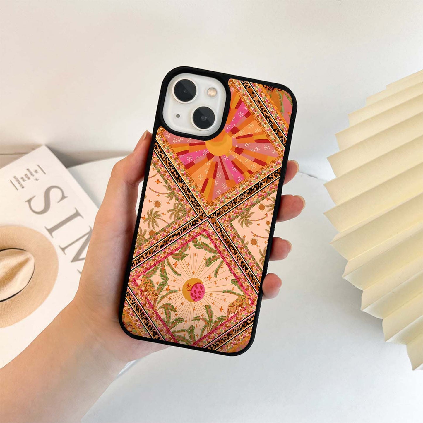 Tropical Mosaic Glass Case