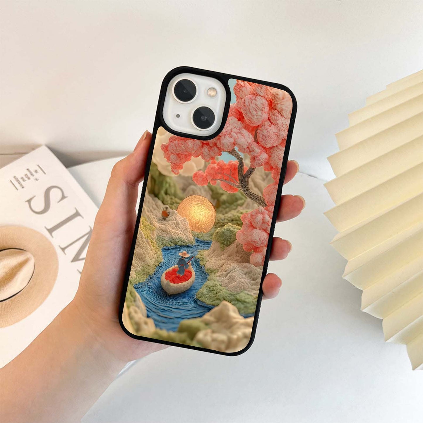 Moonflower Magic Sky Glass Case