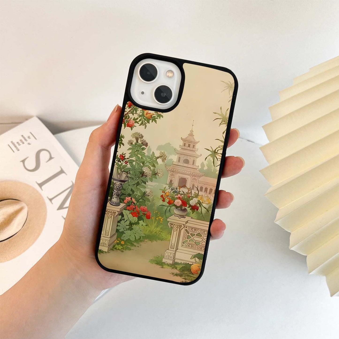 Oriental Garden Palace Glass Case